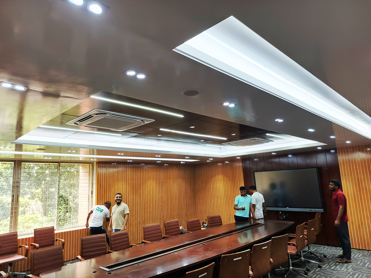 Conference Room Lighting & Interior Enhancement