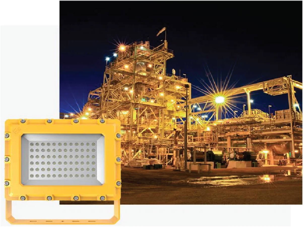 Led explosion proof light